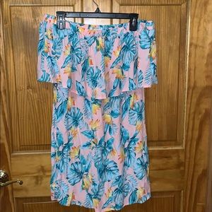 Brand new summer floral off the shoulder dress